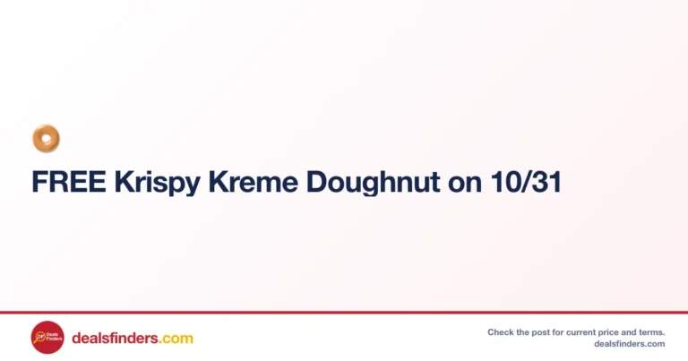 Krispy Kreme Halloween Free Doughnut: 2026 Offer Unconfirmed