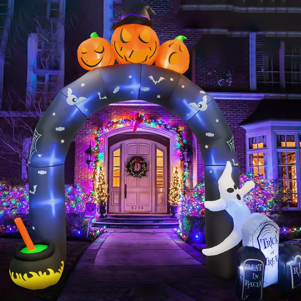 GVDV 10 FT Halloween Inflatable Archway Only $42 (Reg. $130.99)