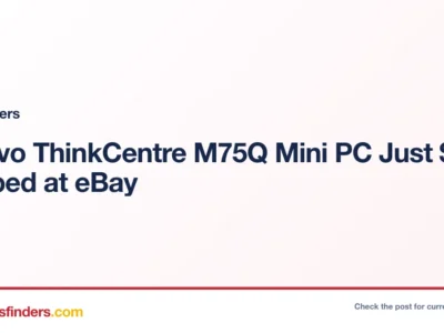 Lenovo ThinkCentre M75Q Mini PC Just $300 Shipped at eBay