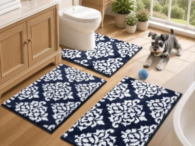LOKHOM Bathroom Rugs Set Deal: Save $19.xx at Amazon