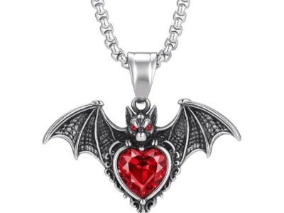Halloween Vampire Bat Necklace Deal: Save $12.xx at Amazon