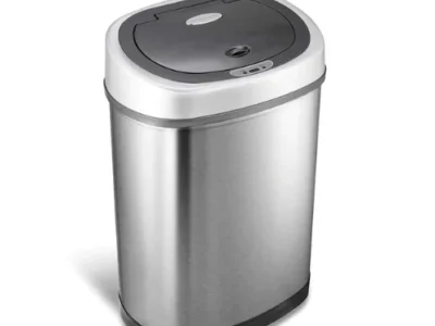 Nine Stars Gallon Stainless Steel Motion Sensor Trash Can