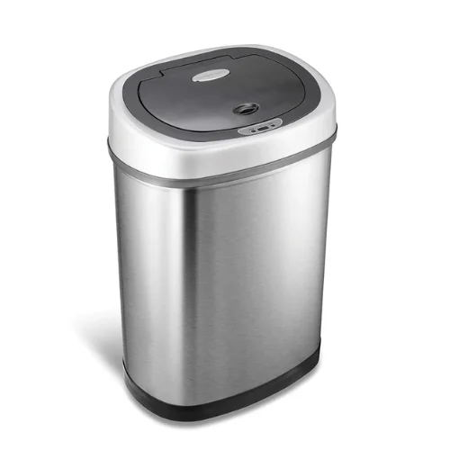 Nine Stars Gallon Stainless Steel Motion Sensor Trash Can
