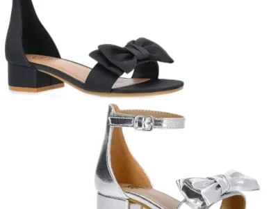 Wonder Nation Girls Bow Heeled Sandals Only $8.60 (Reg. $19)