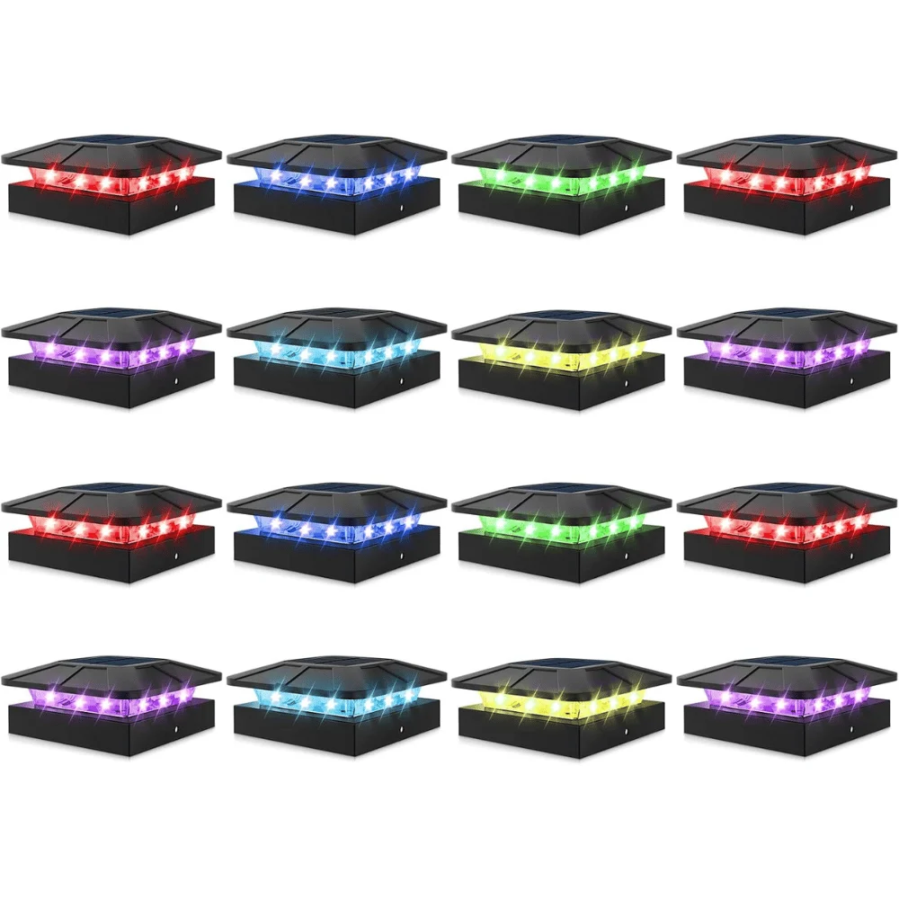 16 Pack 4×4 Solar Post Cap Lights Deal: Save $38.xx at Amazon