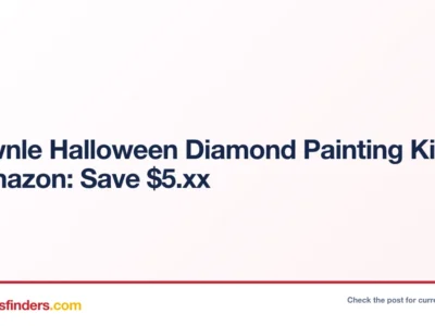 mrpwnle Halloween Diamond Painting Kit Deal at Amazon: Save $5.xx