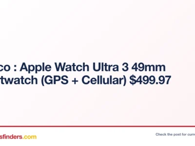 Apple Watch Ultra 3 Only $499.97 at Costco