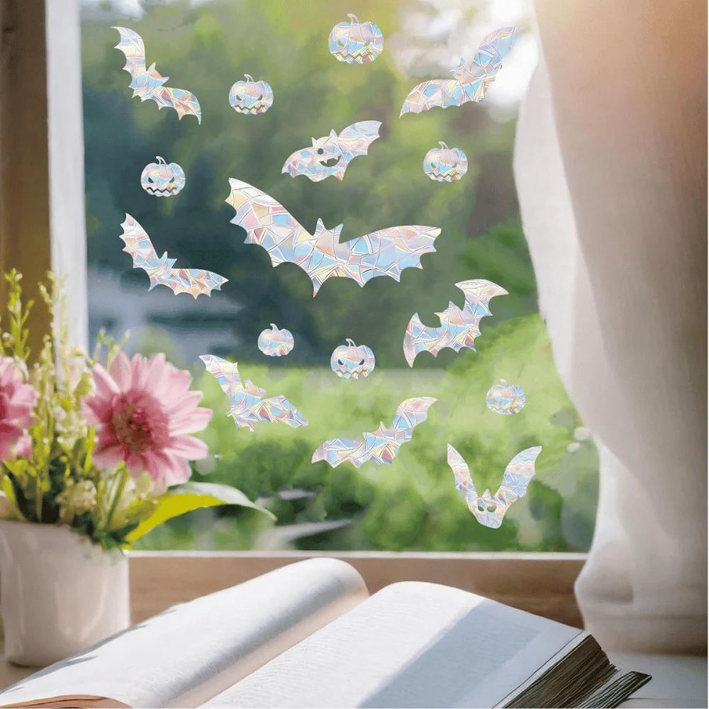 54PCS Halloween Bat Window Stickers Deal: Save $8.xx at Amazon