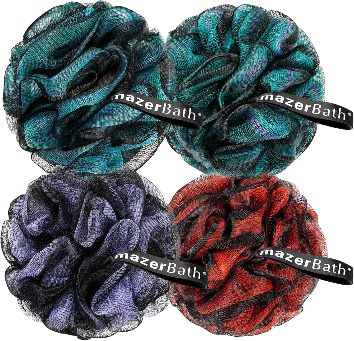 Set of 4 Shower Body Scrubbers Deal: Save on Pack