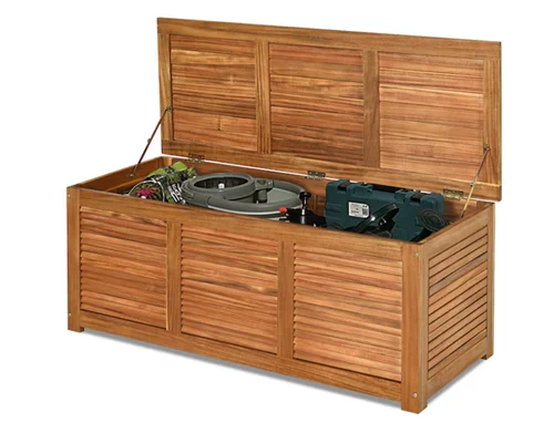 Costway 46 Gallon Deck Storage Acacia Wood Bench Only $104.98 (Reg $147)
