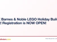 FREE Barnes & Noble LEGO Holiday Build Event! Registration is NOW OPEN!
