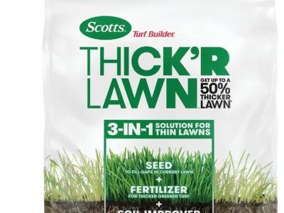 $15.xx 12 lb Scotts Turf Builder THICK’R Lawn Tall Fescue Grass Seed Mix with Fertilizer and Soil Improver