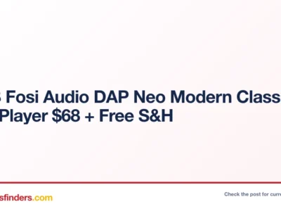 16GB Fosi Audio DAP Neo Modern Classic MP3 Player $68 + Free S&H