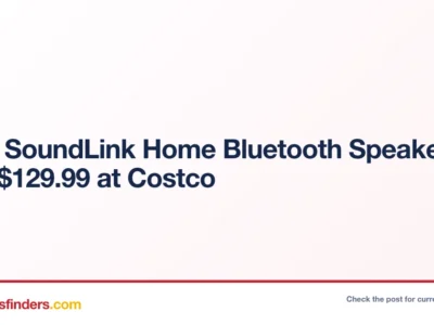 Bose SoundLink Home Bluetooth Speaker Only $129.99 at Costco