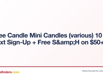 Yankee Candle Mini Candles (various) 10 for $8 w/ Text Sign-Up + Free S&H on $50+