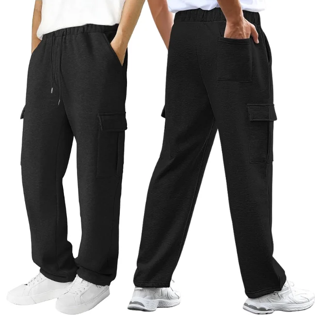 Men’s Loose Fit 5 Pocket Open Bottom Joggers for $9.xx (Reg $33)