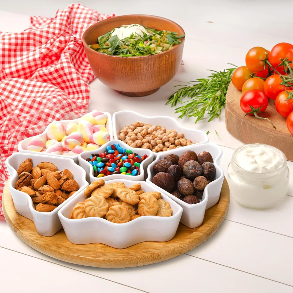 Rotatable Serving Platters and Trays Deal: $16