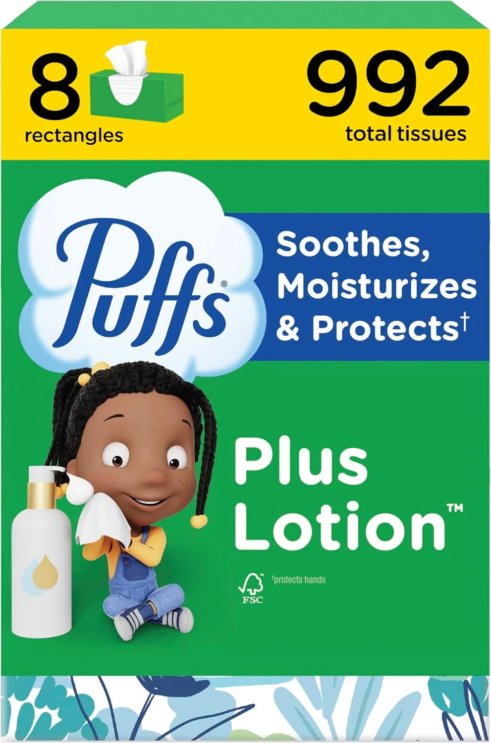SnS AC 8‑Pack 124‑Count Puffs Plus Lotion Facial Tissues Only $9.xx