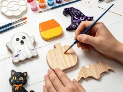 Halloween Wood Craft Kit 6 Piece Deal: Save $6.xx at Amazon