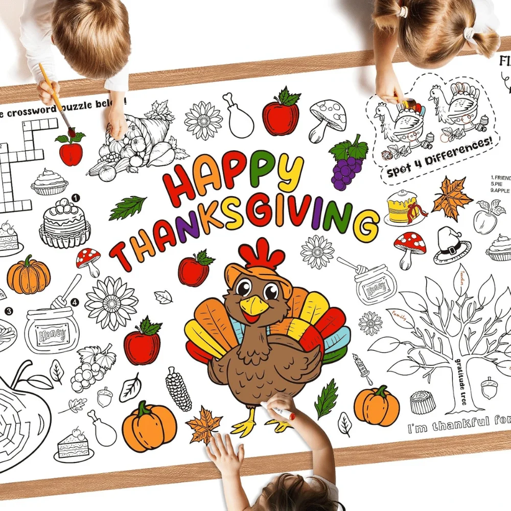 Happy Thanksgiving Coloring Poster Deal: Save $6.xx at Amazon