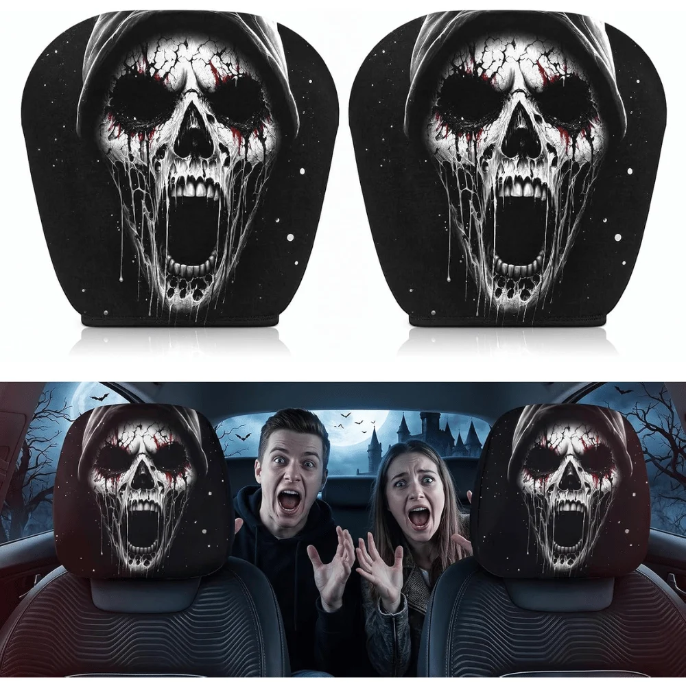 Ghost Face Headrest Covers Deal: Save $6.xx at Amazon