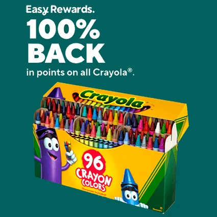 Crayola art supplies free offer at Staples store