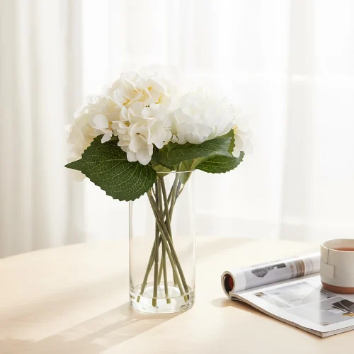 Mainstays White Artificial Floral Arrangement in Vase Only $12.48