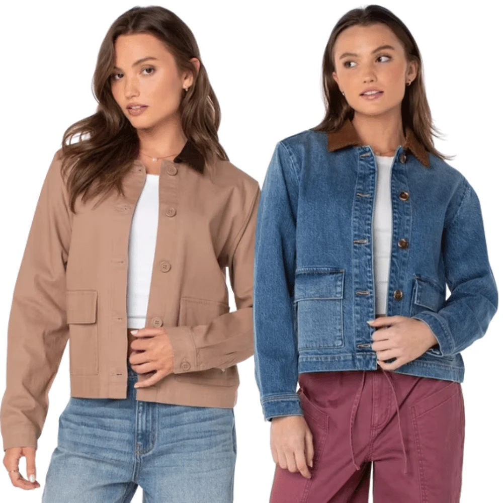 Celebrity Pink Women’s Boxy Barn Jacket Deal: Save $14.58 at Walmart