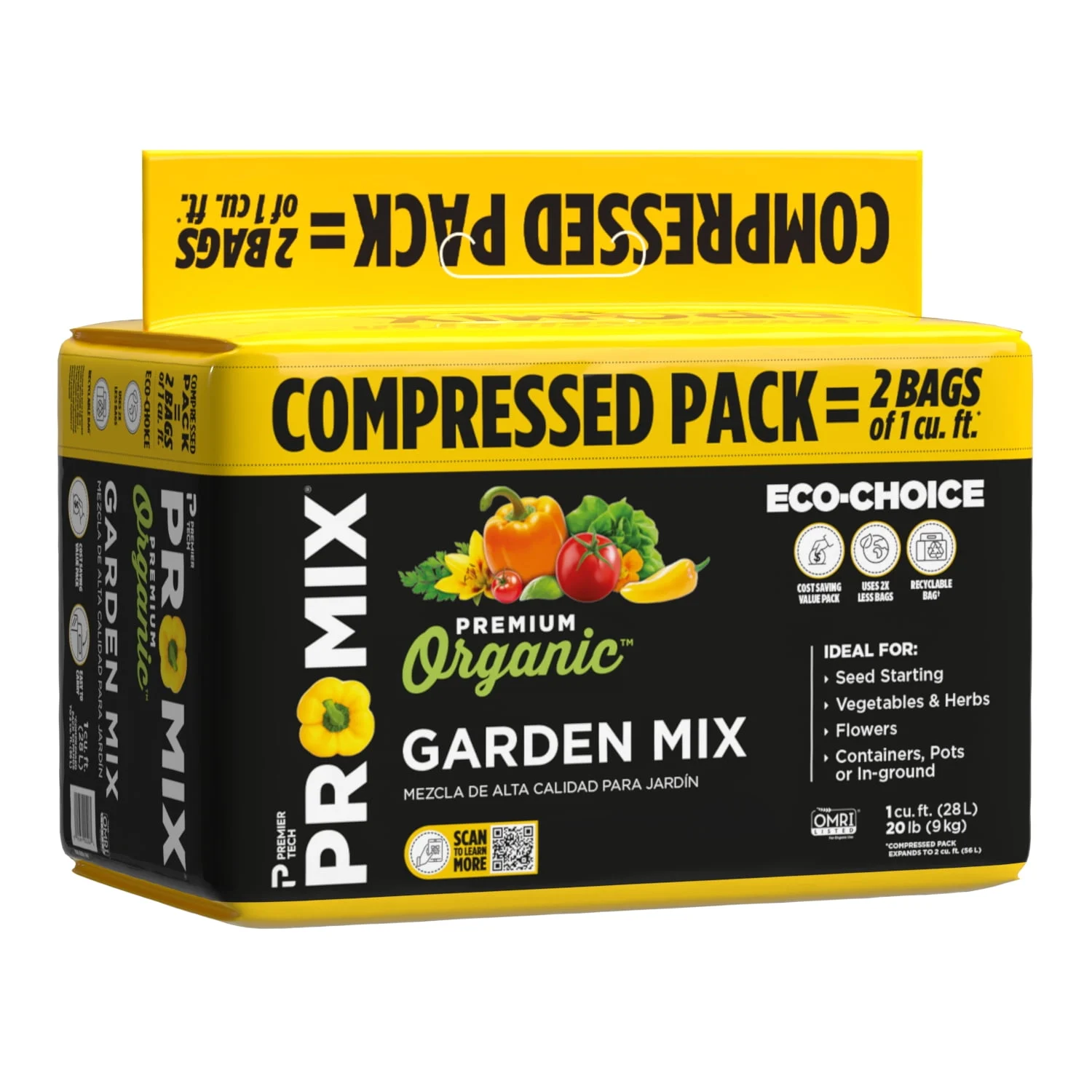 PRO-MIX Premium Organic Garden Soil Mix Only $20 at Walmart