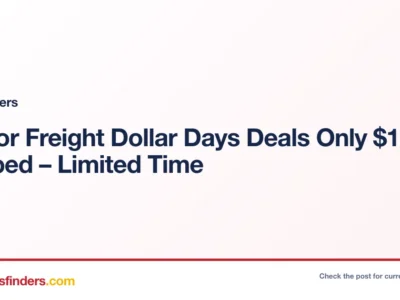 Harbor Freight Dollar Days Deals Only $1 Shipped – Limited Time