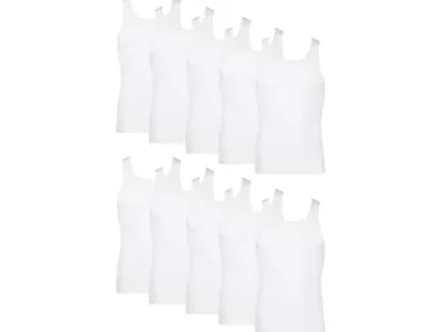 8-Count Hanes Men’s Tank Tops Undershirts $11.xx at Walmart