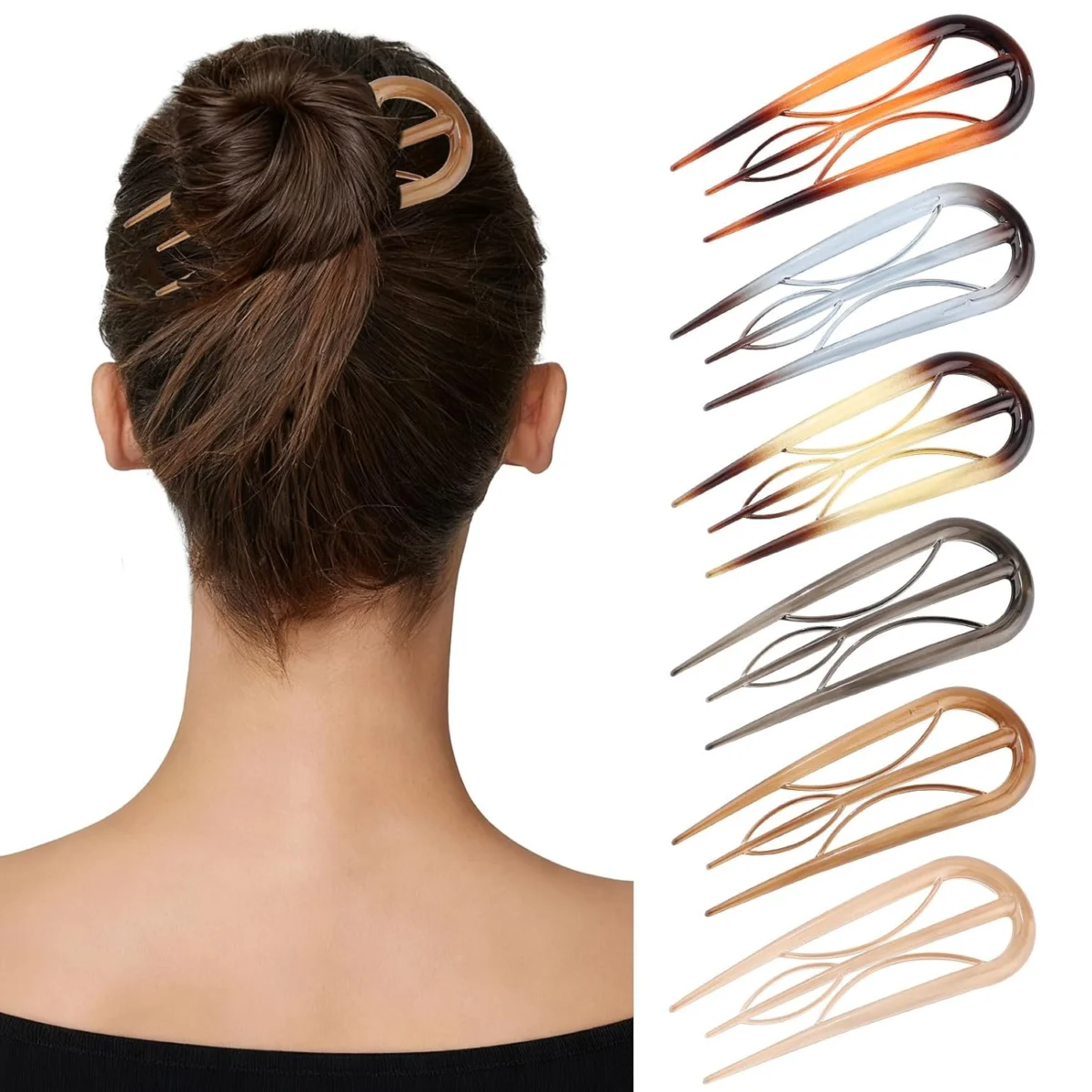 6 Pack French Hair Pins Deal