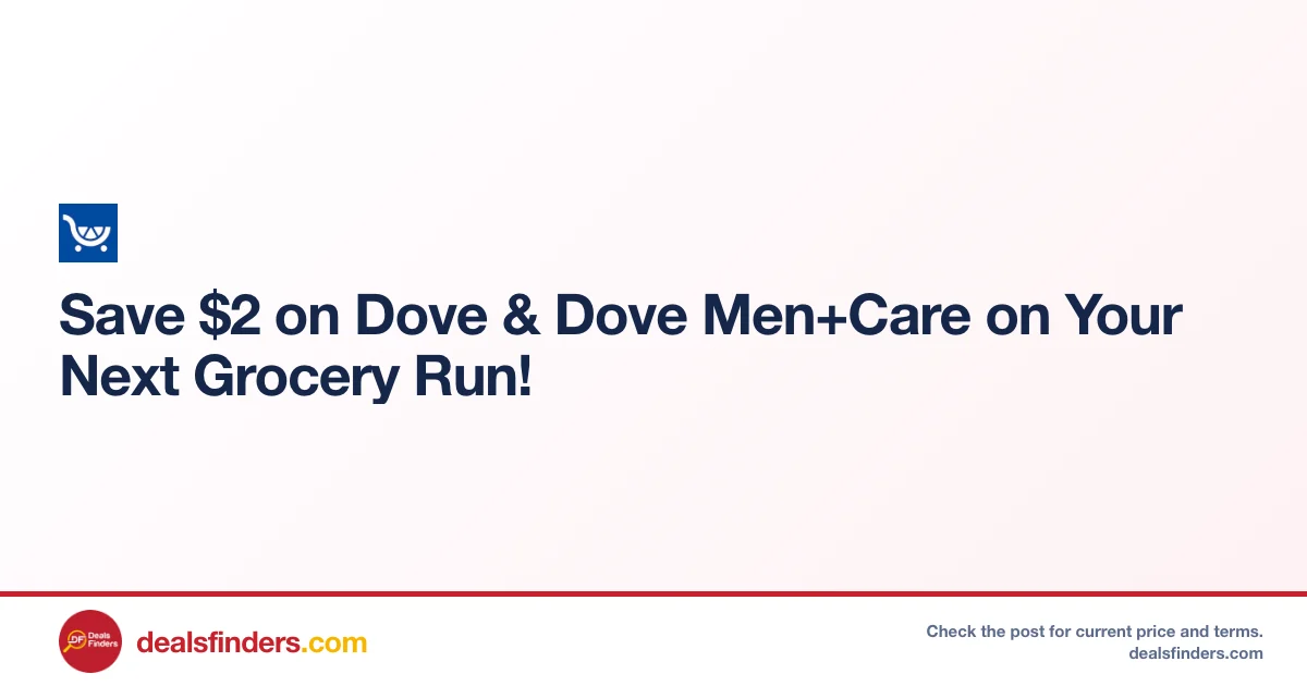 Dove Men+Care Hydrating Clean Comfort Only $2 at Kroger