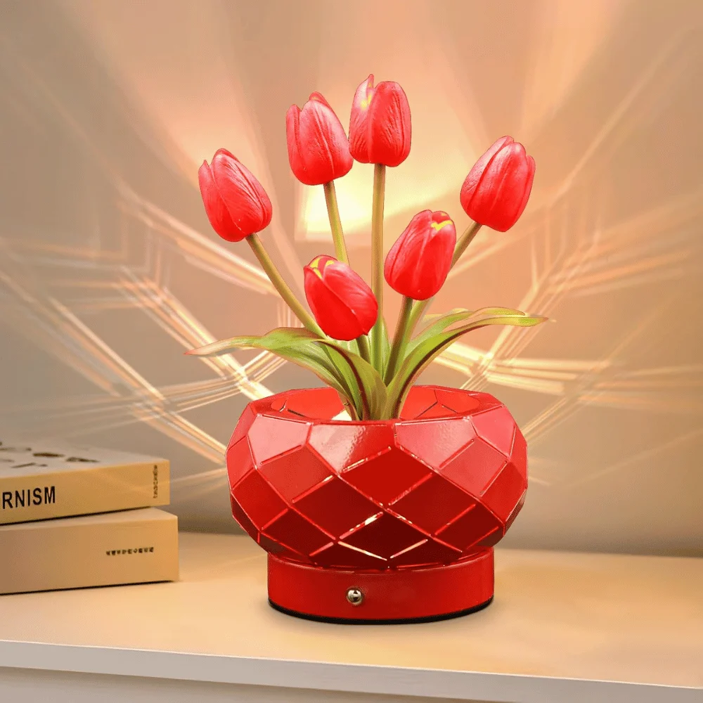 AMWGIMI Women Gifts Tulips Flower Lamp Deal: Save $12.xx at Amazon