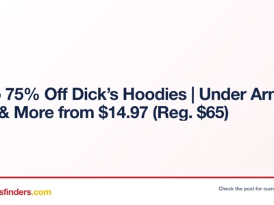 Up to 75% Off Dick’s Hoodies | Under Armour, Nike & More from $14.97 (Reg. $65)