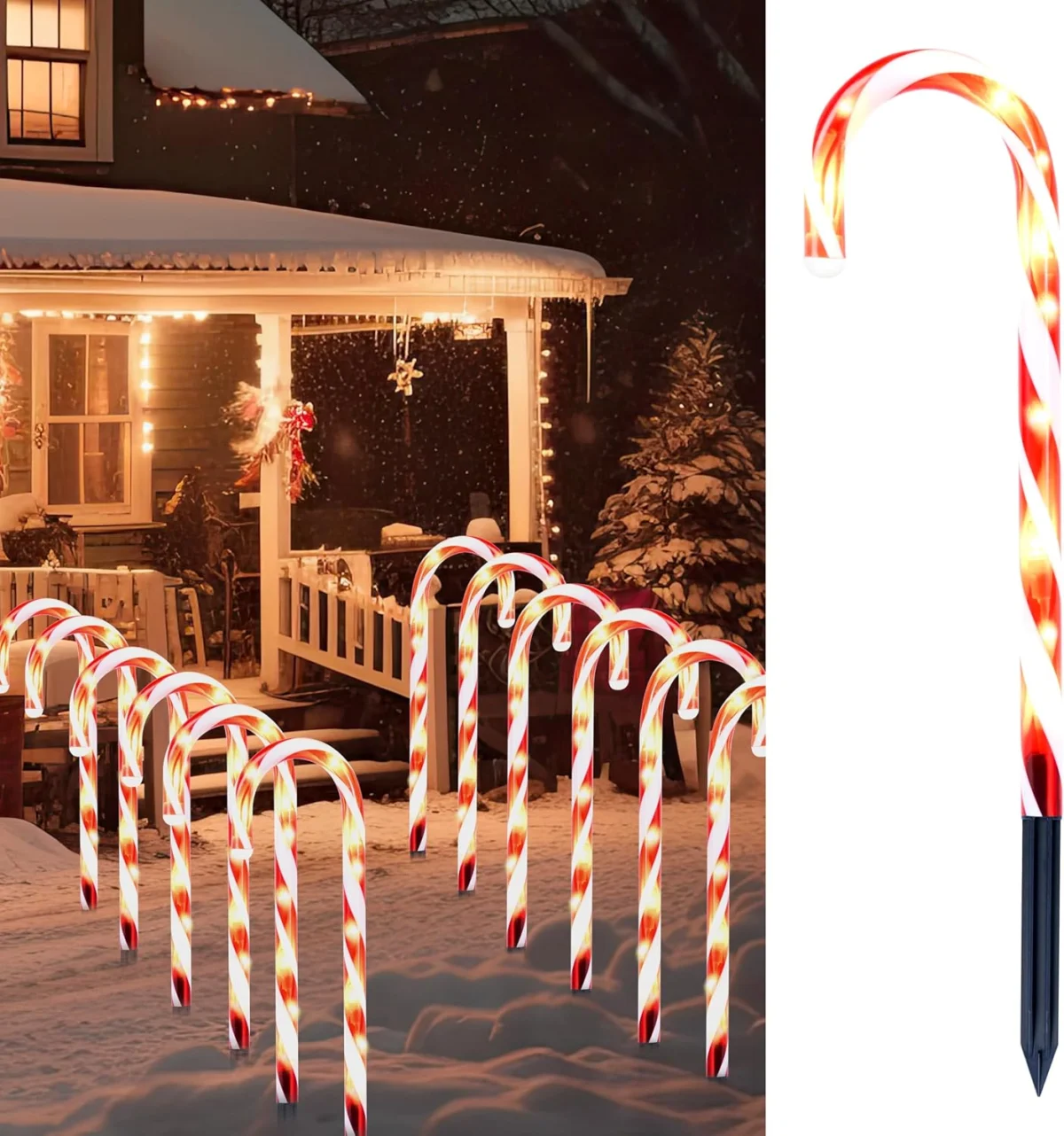 12 Pcs Christmas Candy Cane Deal