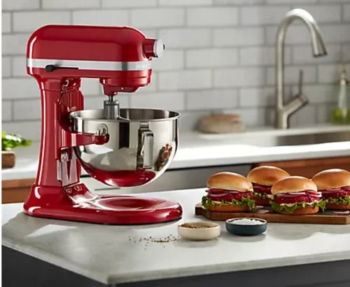 5.5-Quart KitchenAid Bowl-Lift Stand Mixer & Accessories – 5 colors for $299.98