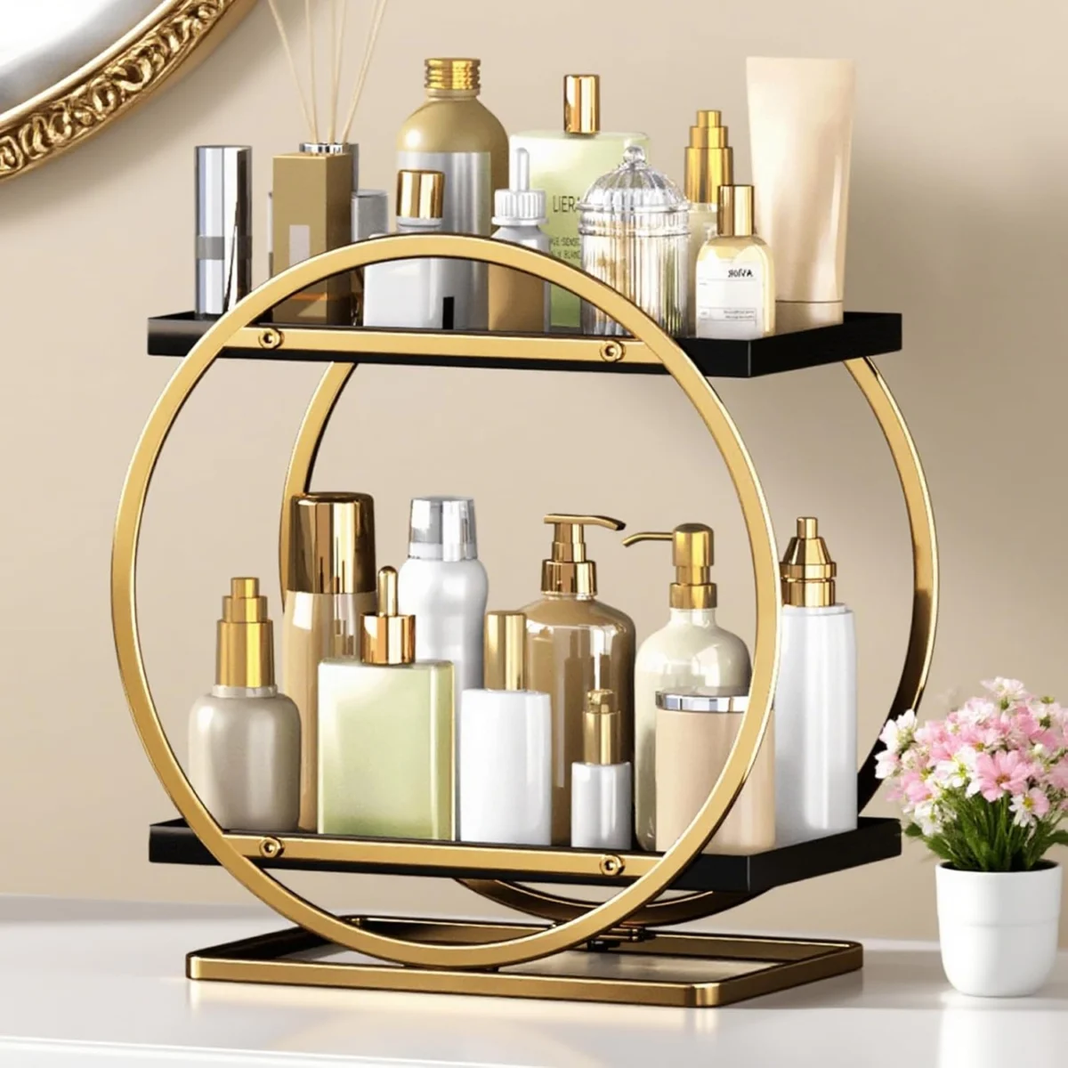 YIWANFW Makeup Organizer Vanity Deal: Save 50%