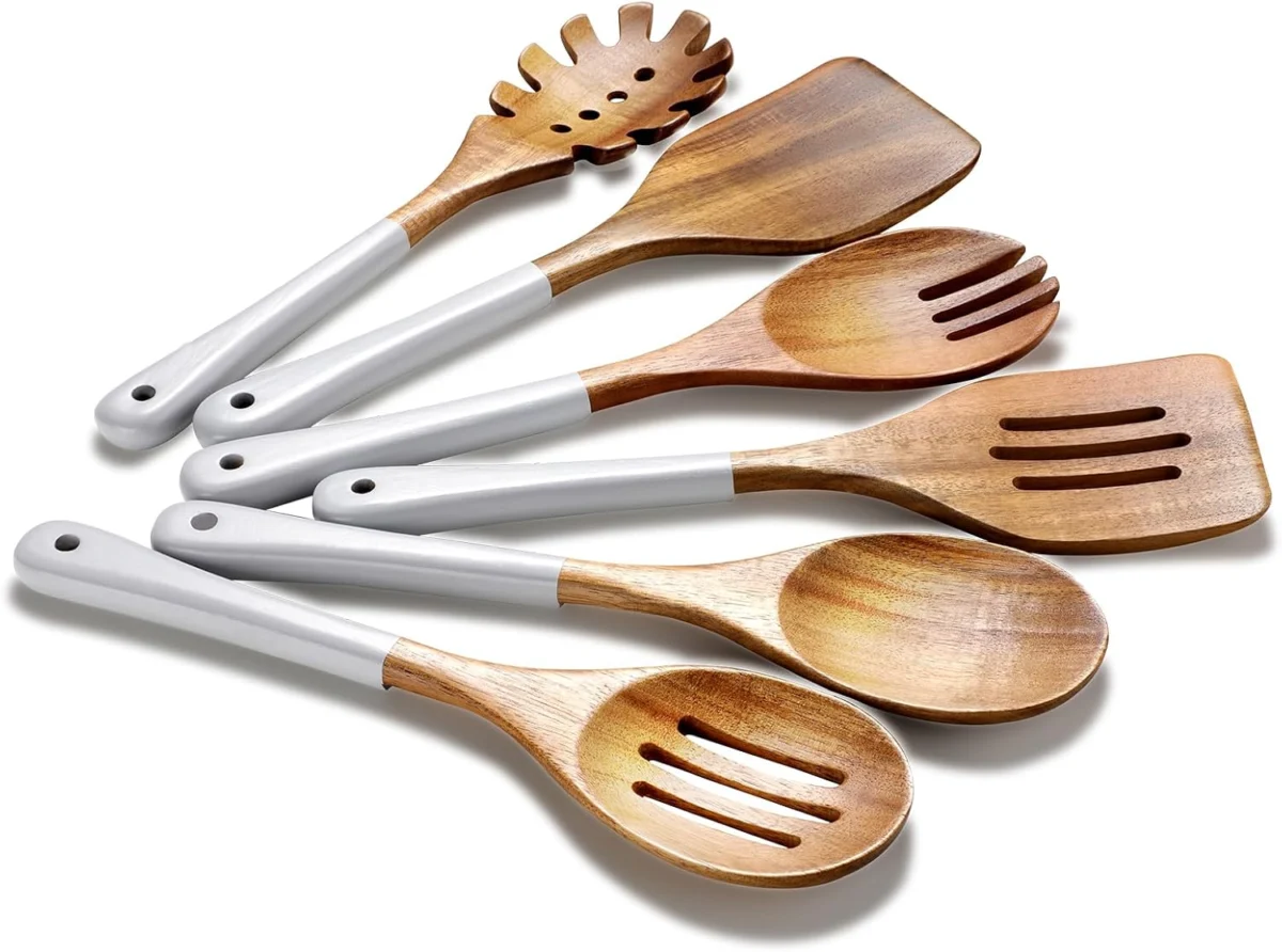 6 Piece Wooden Utensils Deal: Clip Coupon for $9.49