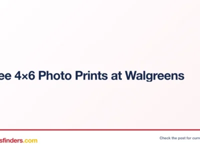 Walgreens deal card