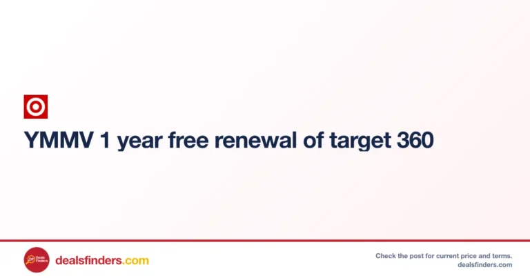 Target Circle 360 Free Renewal: Account-Specific Offer Unconfirmed