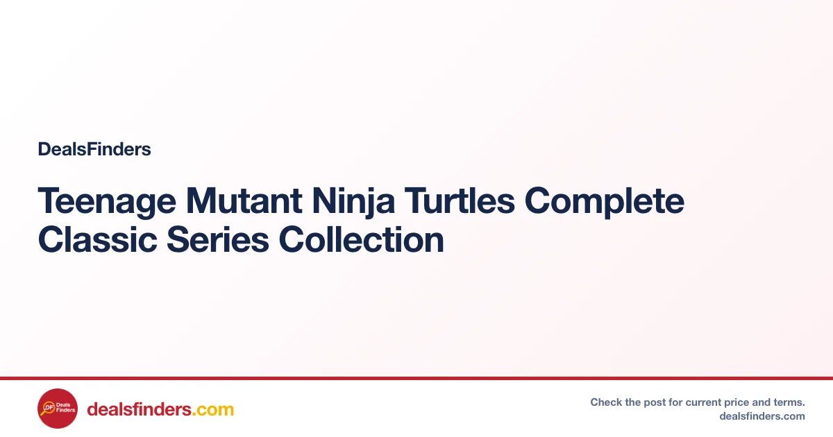Teenage Mutant Ninja Turtles Complete Classic Series Collection