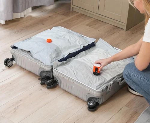 20 Pack Vacuum Storage Bags with Wireless Pump for $15 (Reg $33)