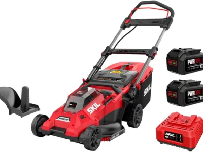 SKIL PWR CORE 20-Volt 18″ Cordless Push Lawn Mower Only $99.xx (Reg.