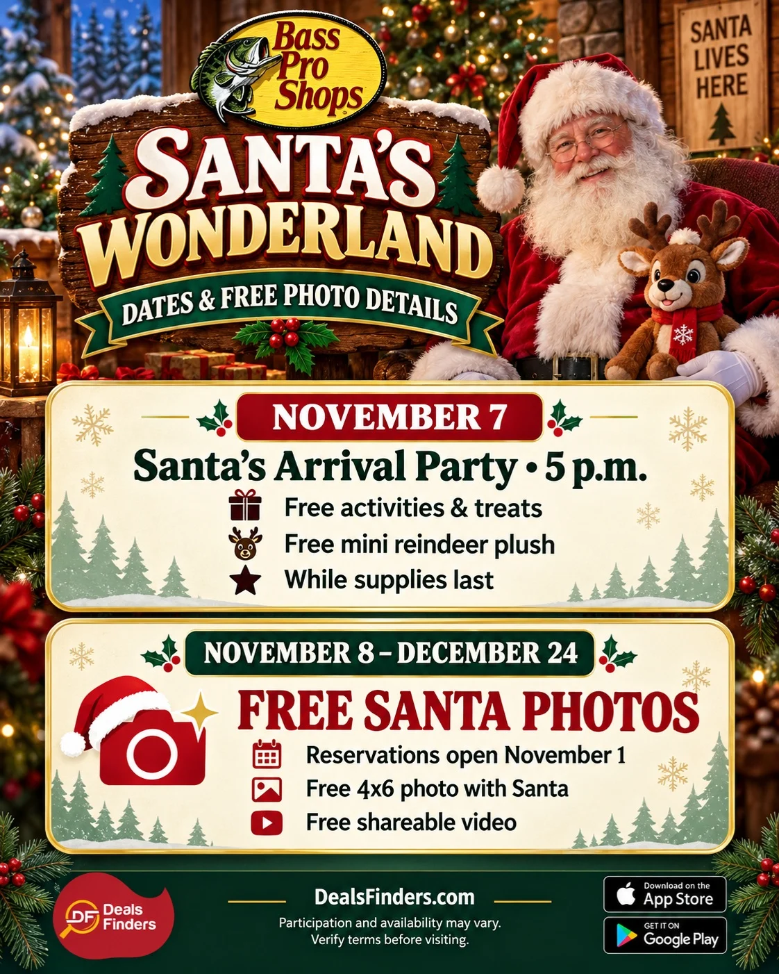 Bass Pro Shops Santa’s Wonderland: 2026 Dates to Confirm