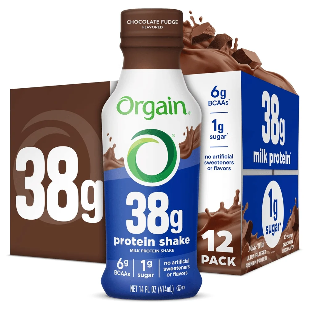 Orgain 38g High Protein Shake Deal: Save 55% at Amazon