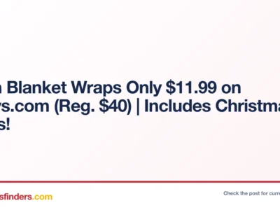 Plush Blanket Wraps Only $11.99 (Reg. $40) at Macy’s