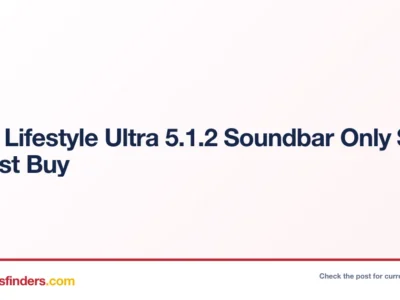 Bose Lifestyle Ultra 5.1.2 Soundbar Only $845 at Best Buy