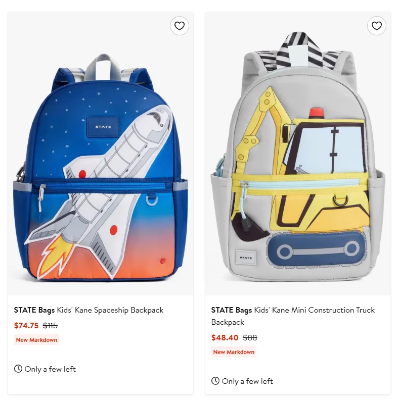 STATE Bags Kids Backpack Deal: Save 45% at Nordstrom