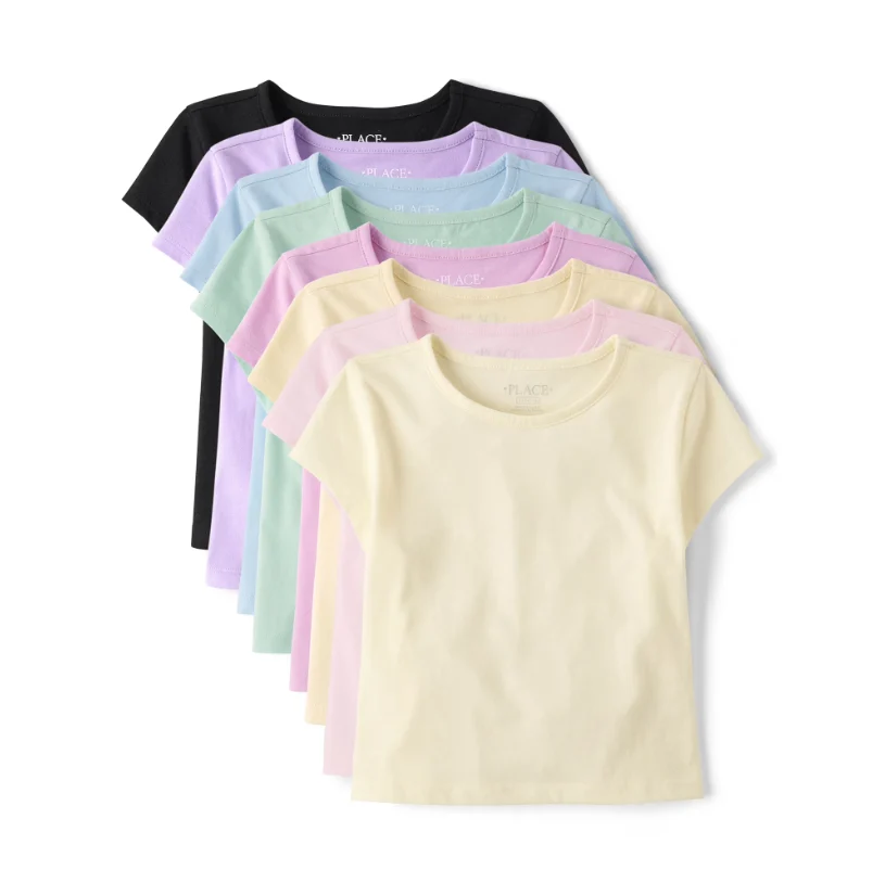Girls Short Sleeve Tee 8-Pack Deal: Save $69.26 at Walmart
